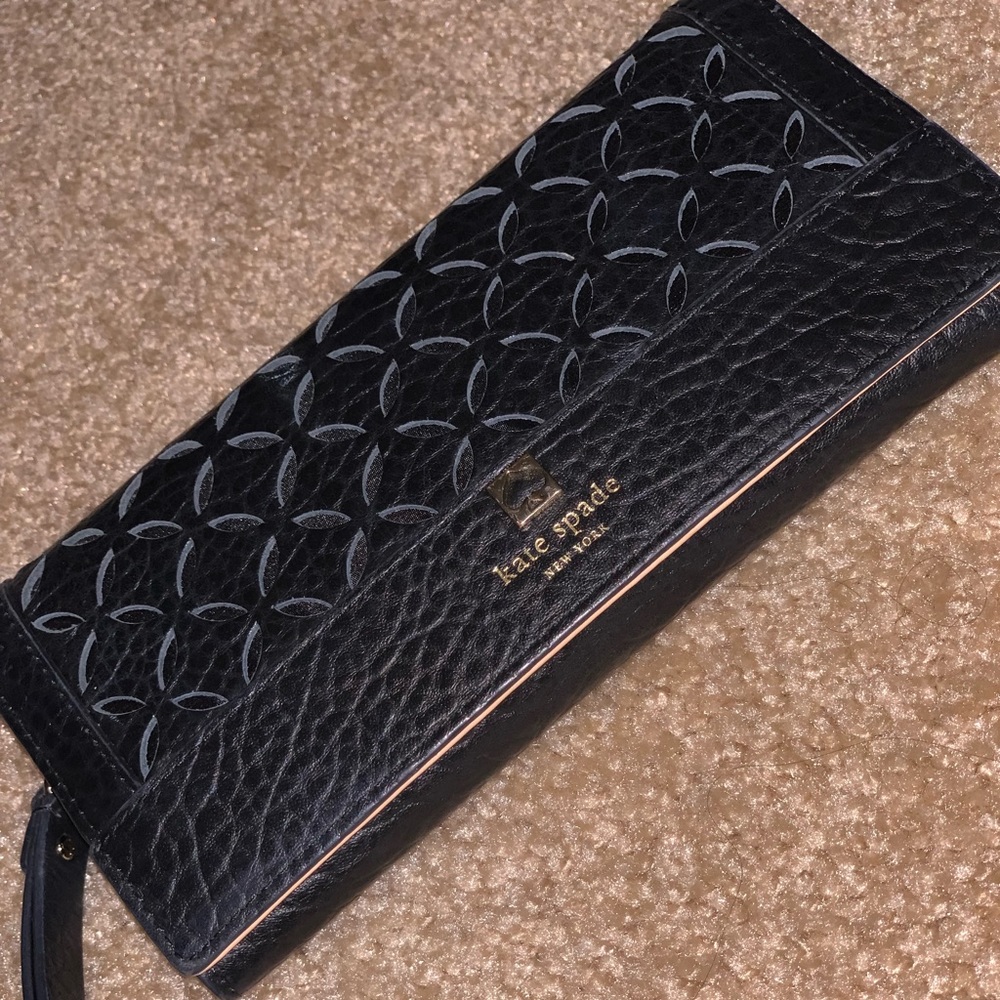 Authentic Kate Spade black wallet